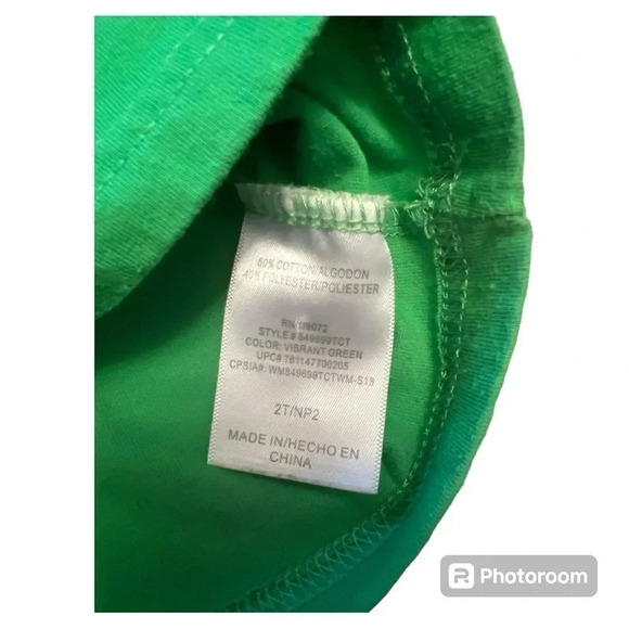 Teenage Mutant Ninja Turtles toddler boys muscle tank green size 2T - Picture 4 of 4